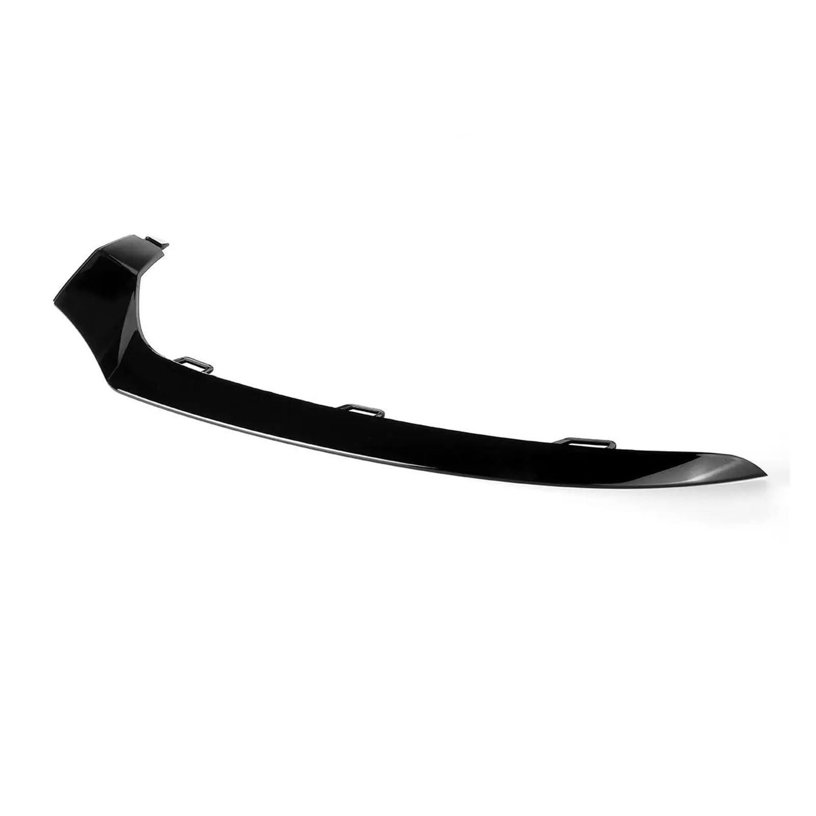 Frontspoiler Für Benz W205 C300 C400 C63 Für AMG 2015 2016 2017 2018 Chrom/Schwarz Auto Front Lower Bumper Lip Splitter Chrom Molding Cover Trim Auto Frontstoßstange(Schwarze Linke) von RFSHOP