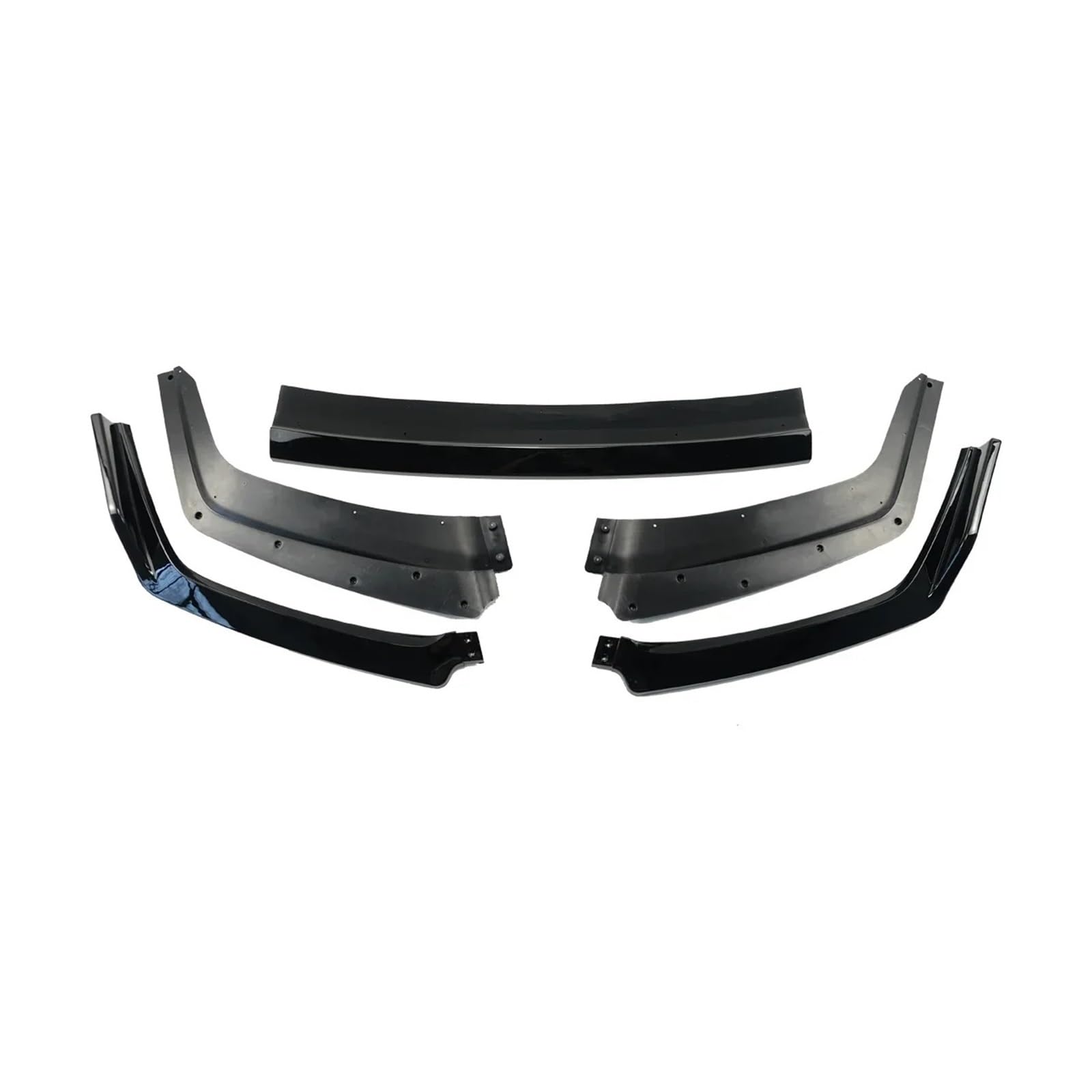 Frontspoiler Für Civic 2016 2017 2018 2019 2020 2021 10. Generation Fließheck SI Type-R Stil Glänzend Schwarz Autozubehör Frontschürze Spoilerlippe Auto Frontstoßstange(Glossy Black) von RFSHOP