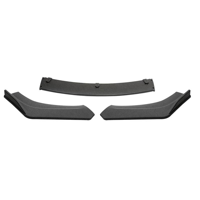 Frontspoiler Für F10 F20 F30 E46 E60 E90 Universal Auto Vorderen Stoßfänger Lip Spoiler Protector Stoßstange Splitter Rock Körper Kit Auto Frontstoßstange(Kohlefaser) von RFSHOP