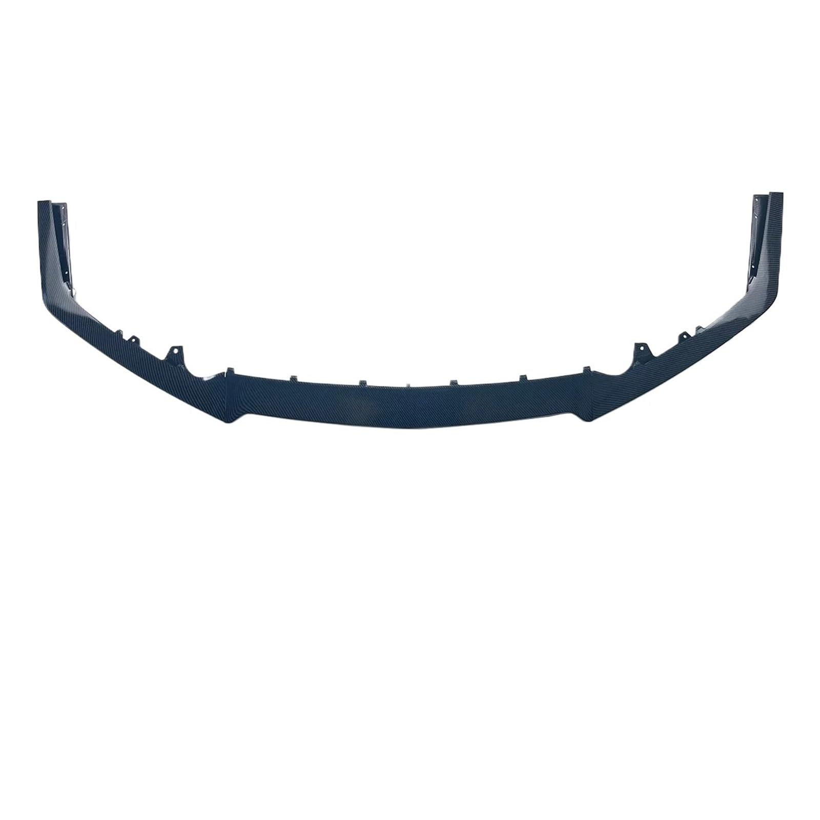 Frontspoiler Für Ford Für Mustang 2014-2019 2020 2021 3-teiliger Ersatz-Frontlippe GT500-Stil Auto-Frontspoilersplitter Mattschwarz Glänzend Schwarz AMMP Auto Frontstoßstange(Kohlefaser) von RFSHOP