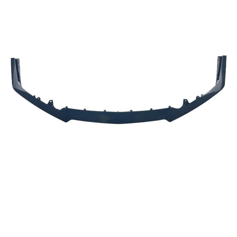 Frontspoiler Für Ford Für Mustang 2014-2019 2020 2021 3-teiliger Ersatz-Frontlippe GT500-Stil Auto-Frontspoilersplitter Mattschwarz Glänzend Schwarz AMMP Auto Frontstoßstange(Kohlefaser) von RFSHOP