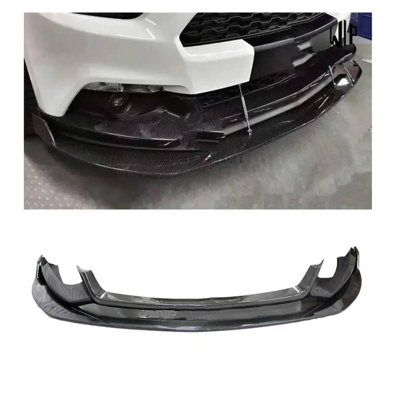 Frontspoiler Für Ford Für Mustang 2015 2016 2017 Auto Body Kit HT Stil Carbon Fiber Front Bumper Lip Splitter Auto Styling Auto Frontstoßstange(CF) von RFSHOP