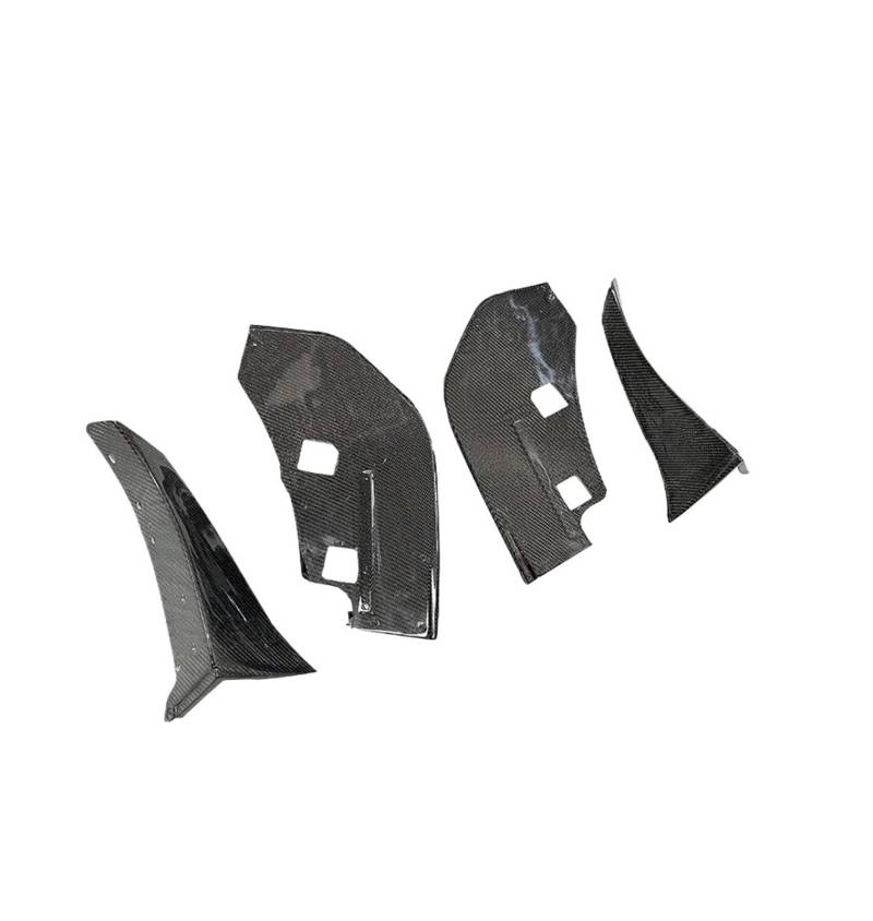 Frontspoiler Für Ford Für Mustang GT500 Stil 2015 2016 2017 2018 2019 2020 2021 2022 Frontschürze Lippe Ecke Spoiler Winglet Splitter Matte Balck/Carbon Fiber Auto Frontstoßstange(Real Carbon Fiber) von RFSHOP