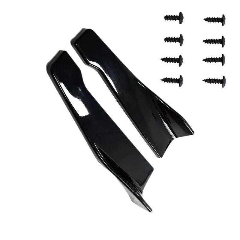 Frontspoiler Für Ford Universal Auto Vorne Hinten Stoßstange Streifen Lip Spoiler Diffusor Splitter Scratch Protector 48CM Länge Auto Frontstoßstange(A) von RFSHOP
