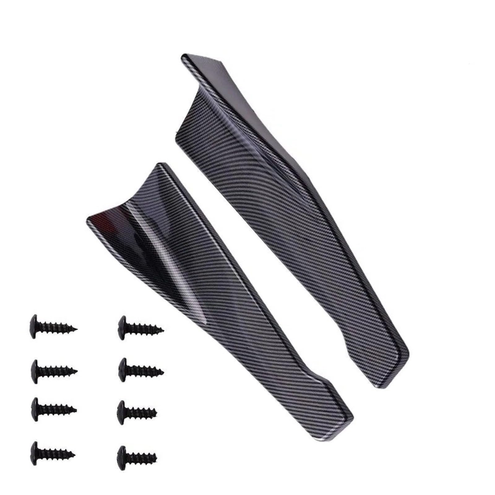 Frontspoiler Für Ford Universal Auto Vorne Hinten Stoßstange Streifen Lip Spoiler Diffusor Splitter Scratch Protector 48CM Länge Auto Frontstoßstange(B) von RFSHOP
