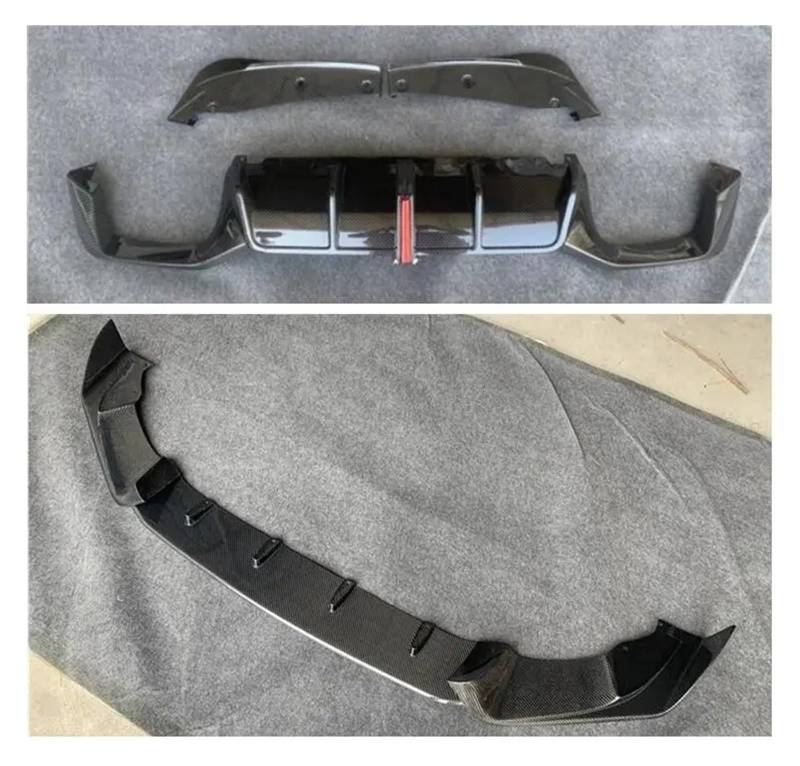 Frontspoiler Für G01 Für X3 G02 Für X4 F97 X3M F98 X4M ARBON Faser HECKSPOILER & Front Lip HECKSTOßSTANGE DIFFUSOR Seite KÖRPER RÖCKE KIT Auto Frontstoßstange(Lip Diffuser) von RFSHOP