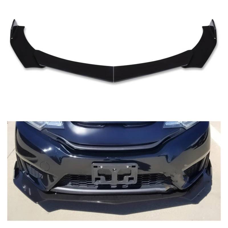Frontspoiler Für Hyundai Für Veloster 2012-2015 2016 2017 2018 2019 2020 Auto Vorren Stoßfänger Lip Body Kit Canard Diffusor Splitter Spoiler Anti Scratch Guard Auto Frontstoßstange von RFSHOP