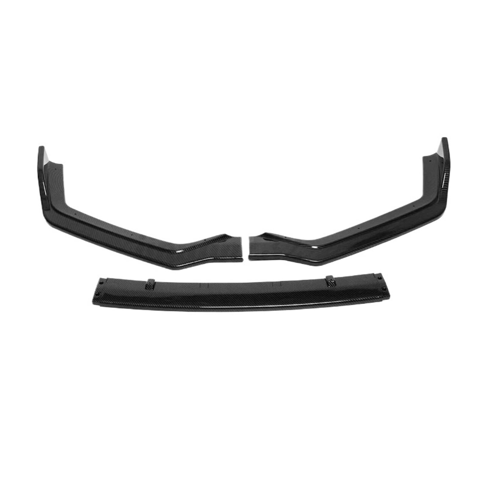 Frontspoiler Für Infiniti Für Q50 Sport Modell 2014 2015 2016 2017 2018 2019 2020 2021 3 Teile/Satz Auto Vorderen Stoßfänger Lip Spoiler Splitter Auto Frontstoßstange(Carbon Fiber 18-21) von RFSHOP