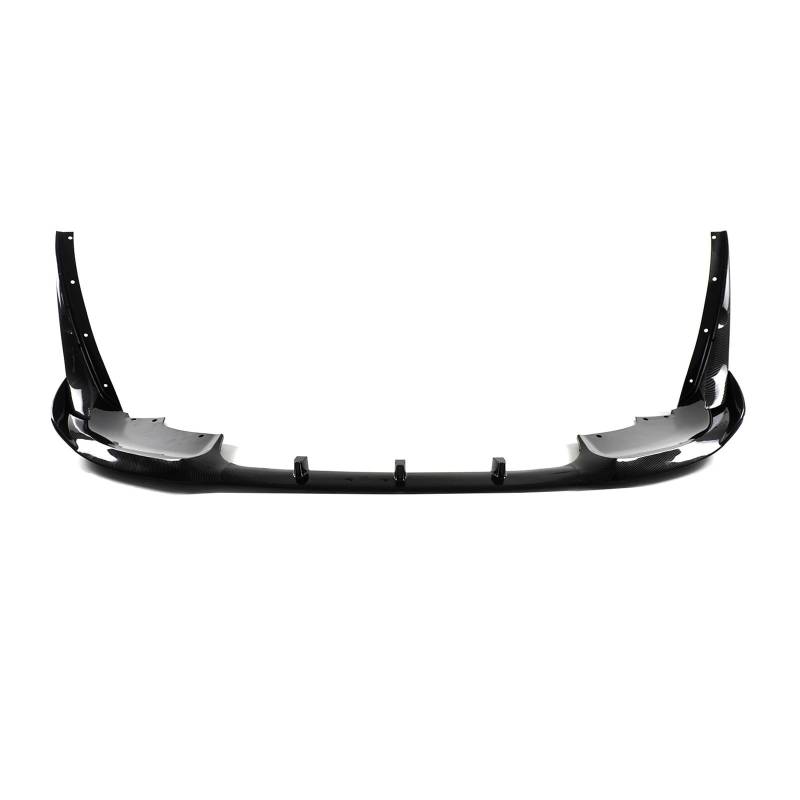 Frontspoiler Für Jeep Für Grand Für Cherokee SRT Für Trackhawk 2017 2019 2020 2021 Glänzend Schwarz Carbon Fiber Stil 5 STÜCKE Frontschürze Lippe Mit Winglet Auto Frontstoßstange(Kohlefaser-Stil) von RFSHOP