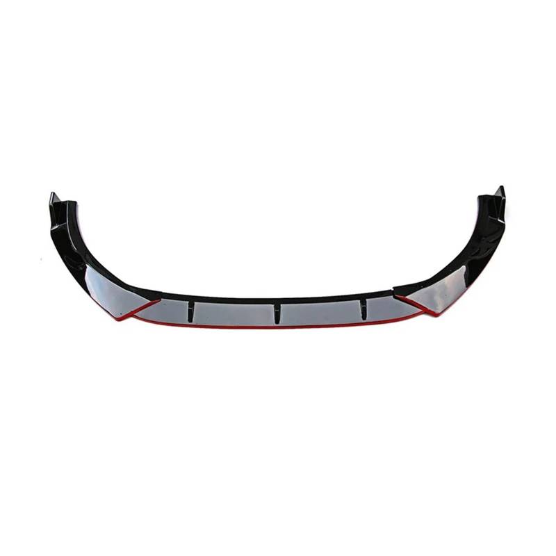 Frontspoiler Für Kia K5 Für Optima DL3 2020 2021 Frontschürze Lip Separatoren ABS Schutzhülle Spoiler Auto Teile Auto Frontstoßstange(Black and red) von RFSHOP
