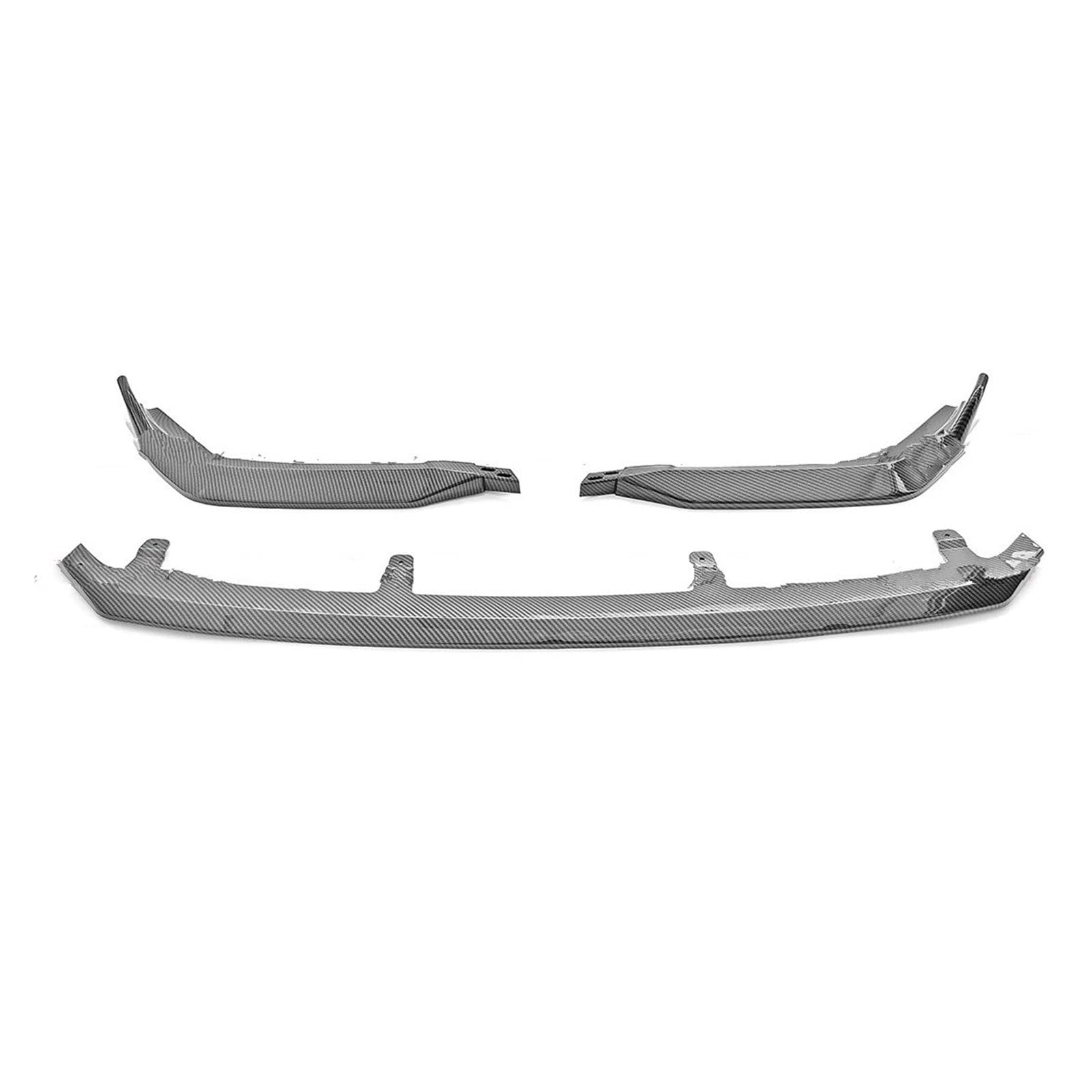 Frontspoiler Für Lexus IS350 IS500 F-Sport V-Style 2021-2022 Auto Frontstoßstange Lip Spoiler Splitter Body Kit Tuning Guard Protector Cover Auto Frontstoßstange(Kohlefaser-Optik) von RFSHOP