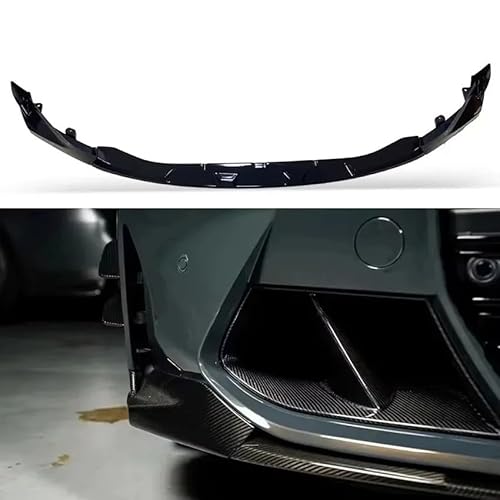 Frontspoiler Für M3 Für M4 G80 G82 G83 2021 2022 2023 2024 3-teiliger Unterer Splitterlippenschutz Body Kit MP Style Auto Frontstoßstange Splitterlippe Auto Frontstoßstange(Carbon Look) von RFSHOP