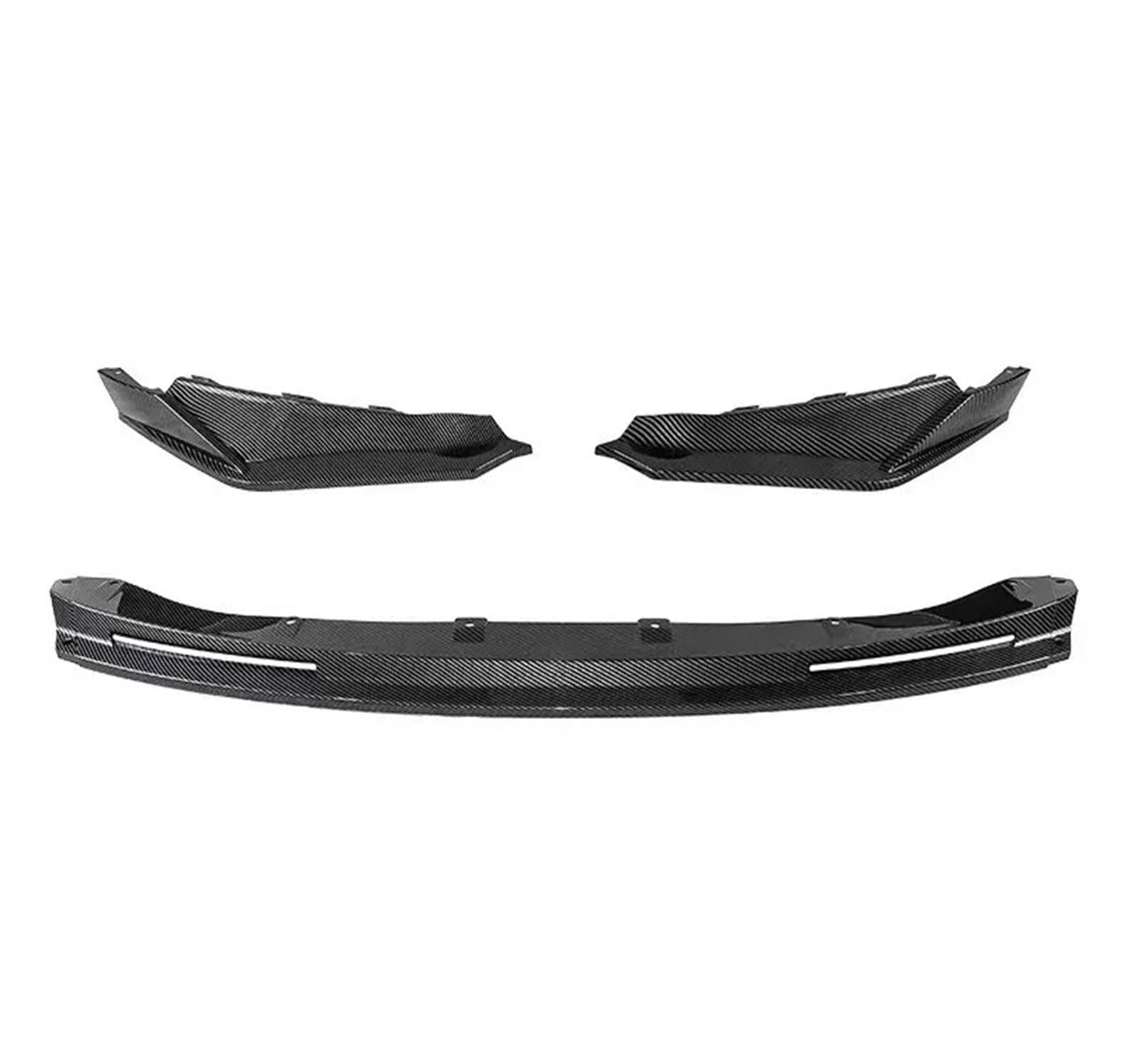 Frontspoiler Für M3 G80 Für M4 G82 2021 2022 2023+ Schwarz Glänzend Frontstoßstange Lip Spoiler Diffusor Splitter Body Kit Schürzen Abckung Schutz Trim Auto Frontstoßstange(Carbon Look) von RFSHOP