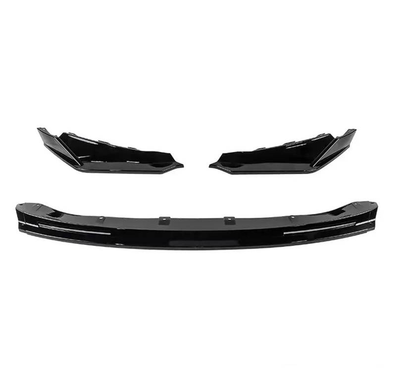 Frontspoiler Für M3 G80 Für M4 G82 2021 2022 2023+ Schwarz Glänzend Frontstoßstange Lip Spoiler Diffusor Splitter Body Kit Schürzen Abckung Schutz Trim Auto Frontstoßstange(Glossy Black) von RFSHOP
