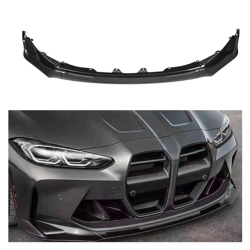 Frontspoiler Für M3 G80 Für M4 G82 2021 2022 2023 Real Carbon Fiber Front Bumper Lip Spoiler Splitter Diffusor Auto Frontstoßstange von RFSHOP