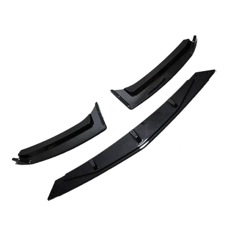 Frontspoiler Für Seat Für Leon 3 MK3 2012 2013 2014 2015 2016 Auto Frontstoßstange Lip Spoiler Splitter Diffusor Zubehör Schwarz Glänzend Body Kits Cover Tuning Auto Frontstoßstange(Carbon Look) von RFSHOP