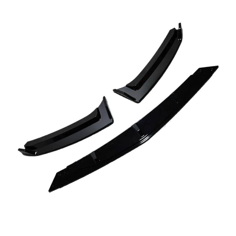 Frontspoiler Für Seat Für Leon 3 MK3 2012 2013 2014 2015 2016 Auto Frontstoßstange Lip Spoiler Splitter Diffusor Zubehör Schwarz Glänzend Body Kits Cover Tuning Auto Frontstoßstange(Gloss Black) von RFSHOP