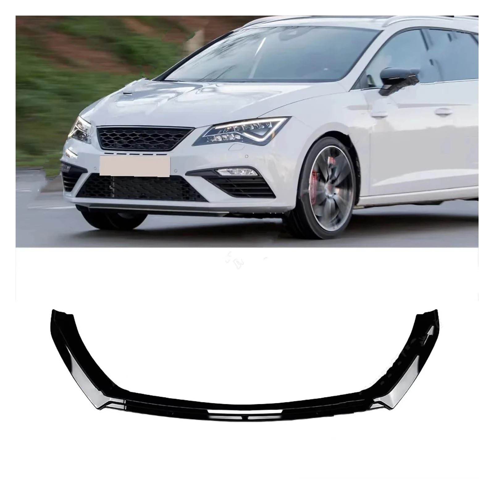 Frontspoiler Für Seat Für Leon 3 MK3 MK3.5 5F Für TDI Für TSI ST 2012-2018 2019 Body Kit Tuning Zubehör Auto Frontstoßstange Lip Splitter Diffusor Nachrüstung Auto Frontstoßstange(Type C Gloss Black Frontspoiler Für Seat Für Leon 3 MK3 MK3.5 5F Für TDI Für TSI ST 2012-2018 2019 Body Kit Tuning Zubehör Auto Frontstoßstange Lip Splitter Diffusor Nachrüstung Auto Frontstoßstange(Type C Gloss Black von RFSHOP