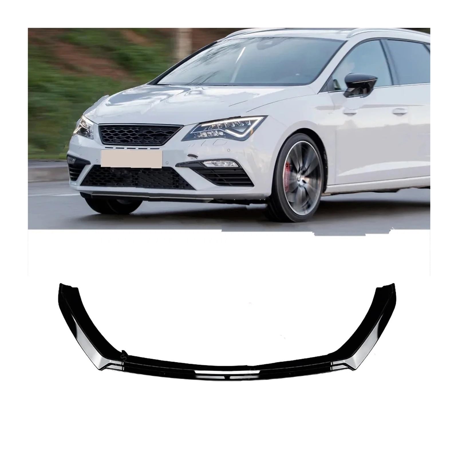Frontspoiler Für Seat Für Leon MK3 MK3.5 S/SS/CS/T Für Cupra 2013-2017 2018 2019 2020 Bodykits Tuning Auto Frontschürze Lip Spoiler Splitter Diffusor Nachrüstung Auto Frontstoßstange(Type C Gloss Bl Frontspoiler Für Seat Für Leon MK3 MK3.5 S/SS/CS/T Für Cupra 2013-2017 2018 2019 2020 Bodykits Tuning Auto Frontschürze Lip Spoiler Splitter Diffusor Nachrüstung Auto Frontstoßstange(Type C Gloss Bl von RFSHOP