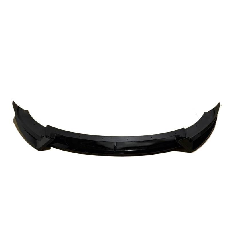 Frontspoiler Für Tesla Für Modell 3 Highland 2023 2024 2025 + Glanz Schwarz/Carbon Look 3Pcs Auto Front Stoßstange Lip Spoiler Kinn Diffusor Body Kits Auto Frontstoßstange(Gloss Black) von RFSHOP