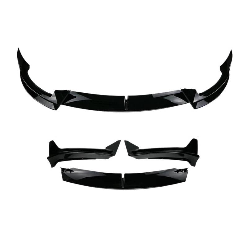 Frontspoiler Für Tesla Für Moll 3/Y 2017 2018 2019 2020 2021 2022 2023 Limousinen-Karosserie-Spoiler-Splitter-Kit Frontstoßstange Frontlippe Frontschaufel-Kit Kompatibel Auto Frontstoßstange(3 Bright von RFSHOP