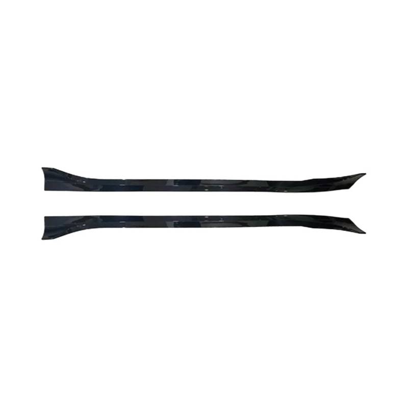 Frontspoiler Für Tesla Highland Für Modell 3 2023-2024 + Body Kits Stoßstange Lippen Diffusor Spoiler Tunning Tuning Zubehör Glanz Matt Schwarz Auto Frontstoßstange(Side Skirts-MB) von RFSHOP