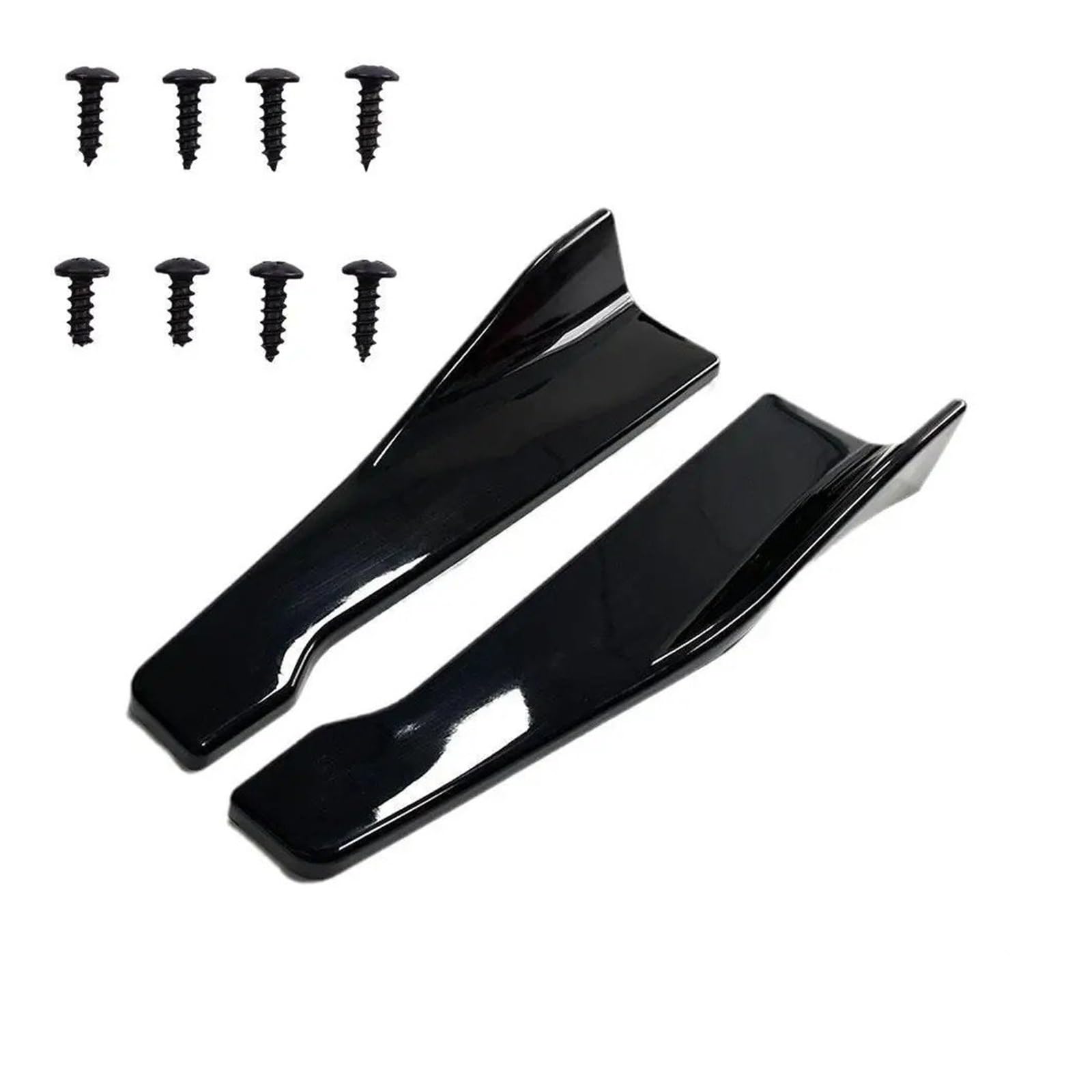 Frontspoiler Für Universal Auto Vorne Hinten Stoßstange Streifen Lip Spoiler Diffusor Splitter Scratch Protector 48CM Länge Auto Frontstoßstange(A) von RFSHOP