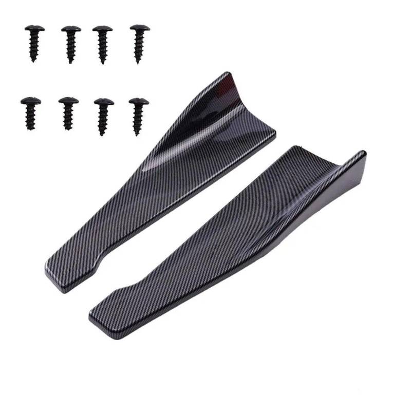 Frontspoiler Für Universal Auto Vorne Hinten Stoßstange Streifen Lip Spoiler Diffusor Splitter Scratch Protector 48CM Länge Auto Frontstoßstange(B) von RFSHOP