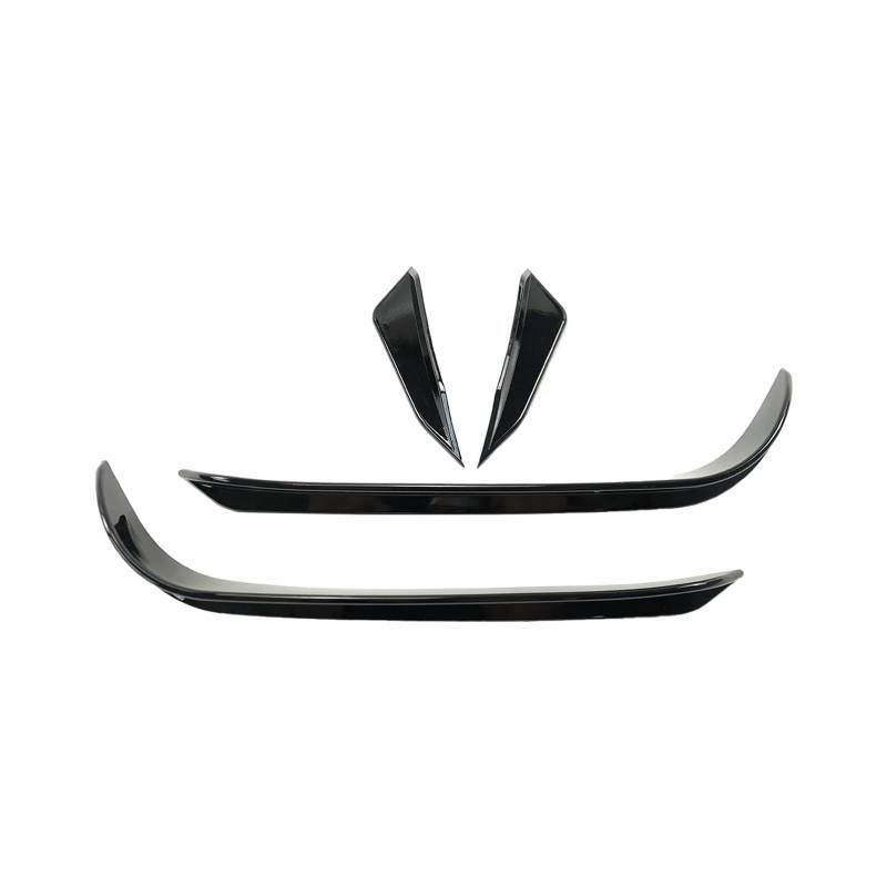 Frontspoiler Für VW Für Golf MK7 7 R 2013 2014 2015 2016 Frontstoßstange Aero Kit SI Canard Wings RevoZport Style Auto Außenzubehör Auto Frontstoßstange(Type B Carbon Look) von RFSHOP