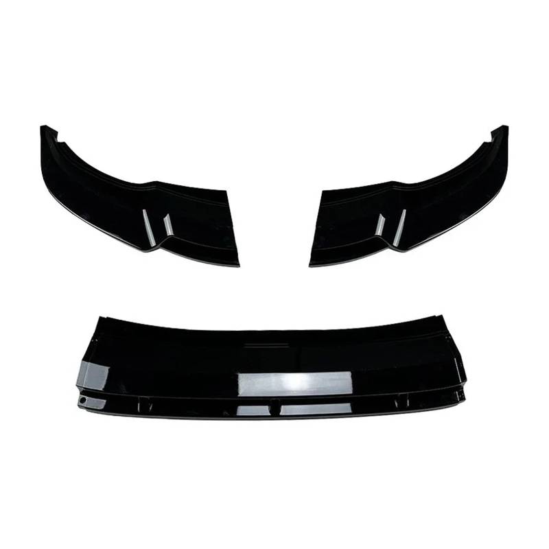 Frontspoiler Für VW Für Tiguan Für Rline 2012-2017 2018 2019 2020 2021 2022 2023 Frontschürze Spoilerlippe Autozubehör Teile Splitter Body Kit Schutzfolie Auto Frontstoßstange(Glossy Black) von RFSHOP