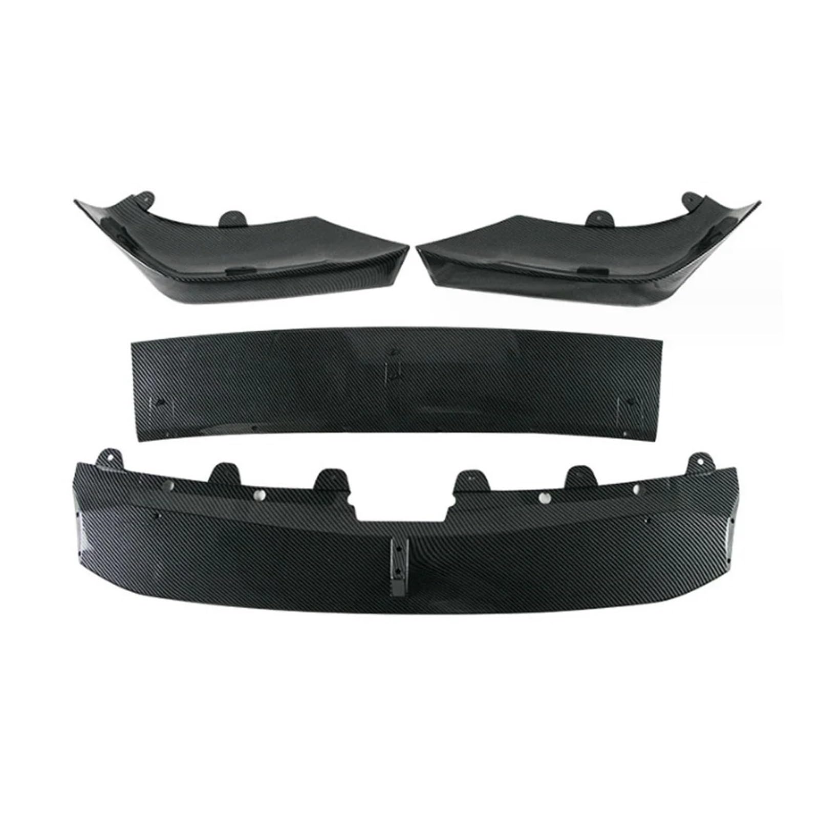 Frontspoiler Für X3 G01 Für X4 G02 IX3 G08 2022-2023 Frontstoßstangen-Bla-Pack AC Facelift Frontlippenspoiler-Schutzabckung Body Kit Auto Frontstoßstange(Carbon Look) von RFSHOP