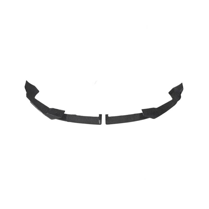 Frontspoiler Für X5 G05 Sport LCI 30d 40i 50e M60i 2023-2024 Body Kits MP Style 4PCS Frontstoßstange Splitter Lip Spoiler Protector Canard Auto Frontstoßstange(Carbon Look) von RFSHOP