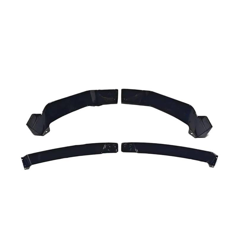 Frontspoiler Für X5 G05 Sport LCI 30d 40i 50e M60i 2023-2024 Body Kits MP Style 4PCS Frontstoßstange Splitter Lip Spoiler Protector Canard Auto Frontstoßstange(Gloss Black) von RFSHOP