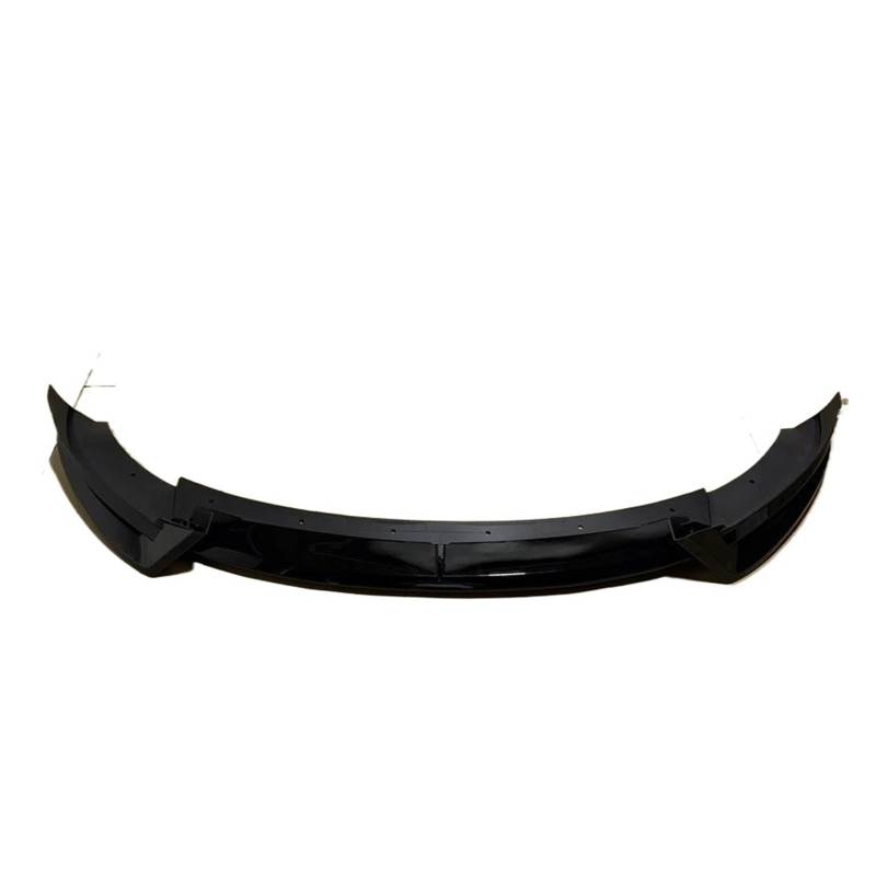 Frontspoiler Glanz Schwarz/Carbon Look 3Pcs Auto Front Stoßstange Lip Spoiler Kinn Diffusor Body Kits Für Tesla Für Moll 3 Highland 2023-2024 Auto Frontstoßstange(Gloss Black) von RFSHOP