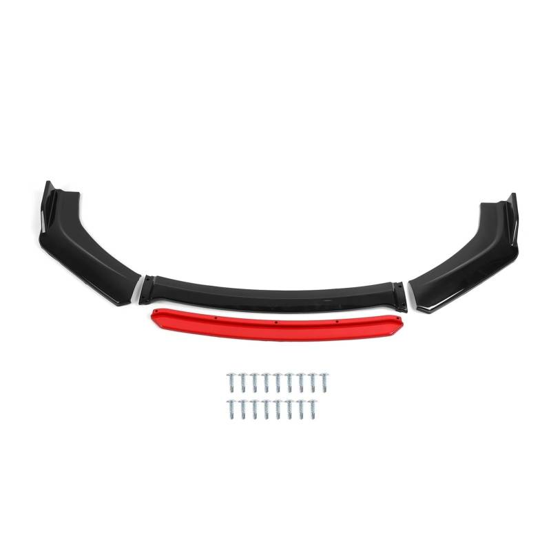 Frontspoiler Universeller Frontstoßstangen-Lippenspoiler Kinn-Bodykit Aerodynamisches Teil Für N Außenbereich Frontspoiler Kratzfester Stoßstangendiffusor Auto Frontstoßstange von RFSHOP
