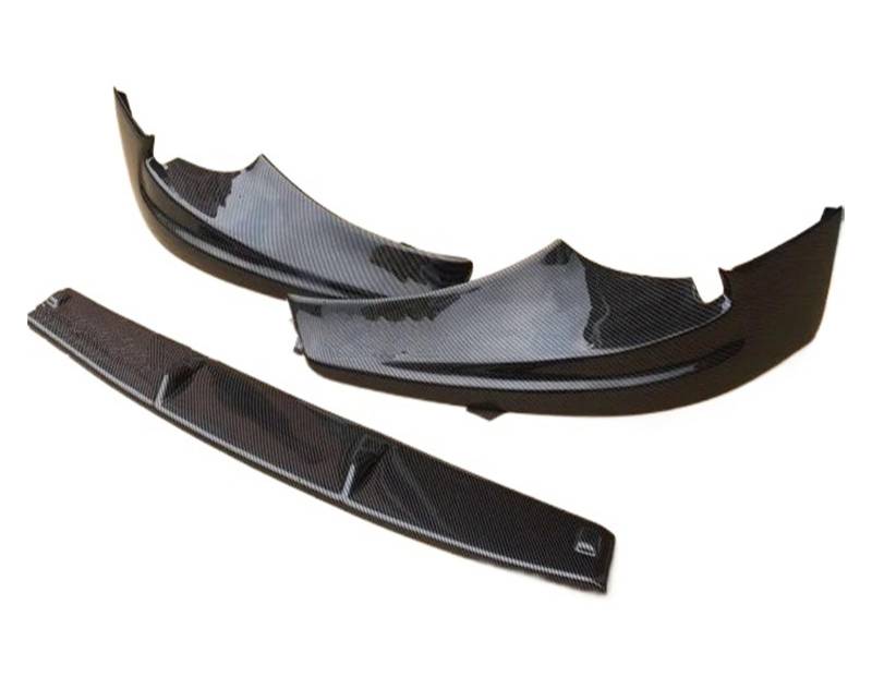 Frontspoiler Unlackierte Farbe Vorre Ecke Stoßstange Skid Lip Protector Schutz Abckungen Spoiler 3Pcs Auto Styling Für Mazda 6 Für Atenza 2017 2018 2019 ABS Auto Frontstoßstange(Carbon Fiber Color) von RFSHOP