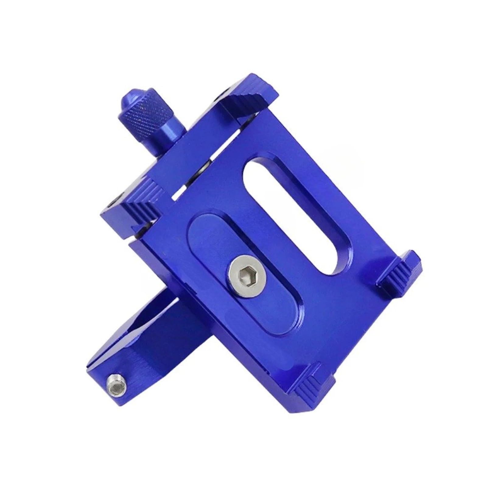 Handyhalterung Motorrad Für 22-mm-Lenker Ist Der Telefonhalter Aus CNC-Aluminium Für Motorräder Geeignet. Navigationshalterungen Aus Legierung, Elektrofahrräder, Roller Usw.(Blau) von RFSHOP