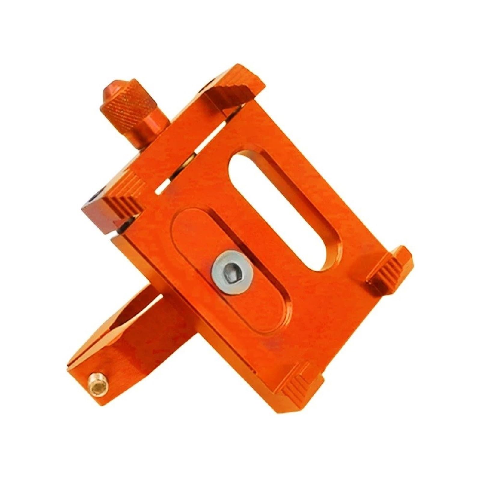 Handyhalterung Motorrad Für 22-mm-Lenker Ist Der Telefonhalter Aus CNC-Aluminium Für Motorräder Geeignet. Navigationshalterungen Aus Legierung, Elektrofahrräder, Roller Usw.(Orange) von RFSHOP
