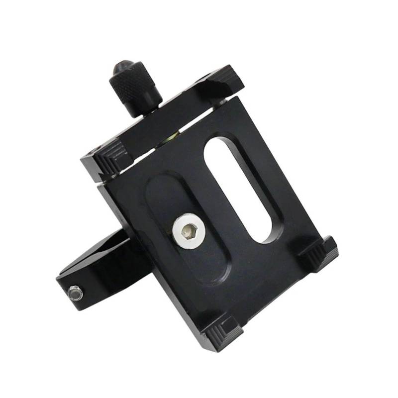 Handyhalterung Motorrad Für 22-mm-Lenker Ist Der Telefonhalter Aus CNC-Aluminium Für Motorräder Geeignet. Navigationshalterungen Aus Legierung, Elektrofahrräder, Roller Usw.(Schwarz) von RFSHOP
