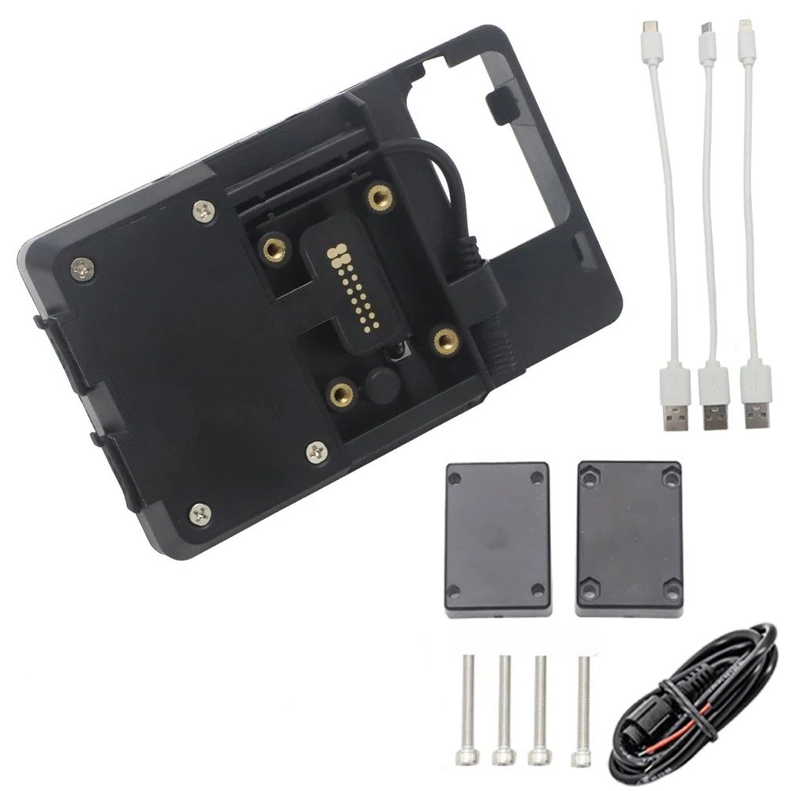 Handyhalterung Motorrad Motorrad GPS Handy Halter Navigation Halterung Drahtlose Lade Für R1200GS R 1200 GS LC Abenteuer ADV 2013-2019(USB Charging Only) von RFSHOP