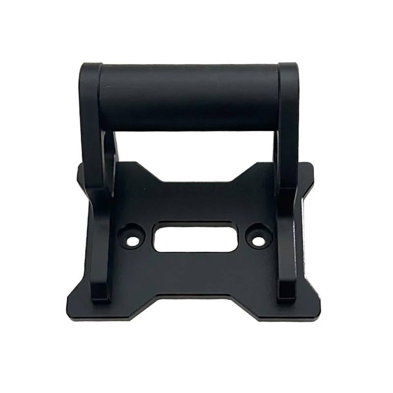 Handyhalterung Motorrad Motorrad-Handyhalter GPS-Navigationshalterung CNC-Aluminium-Verlängerungshalterung Für CFMOTO Für 450MT 450 MT 2024 2025(Black 22mm NO Logo) von RFSHOP