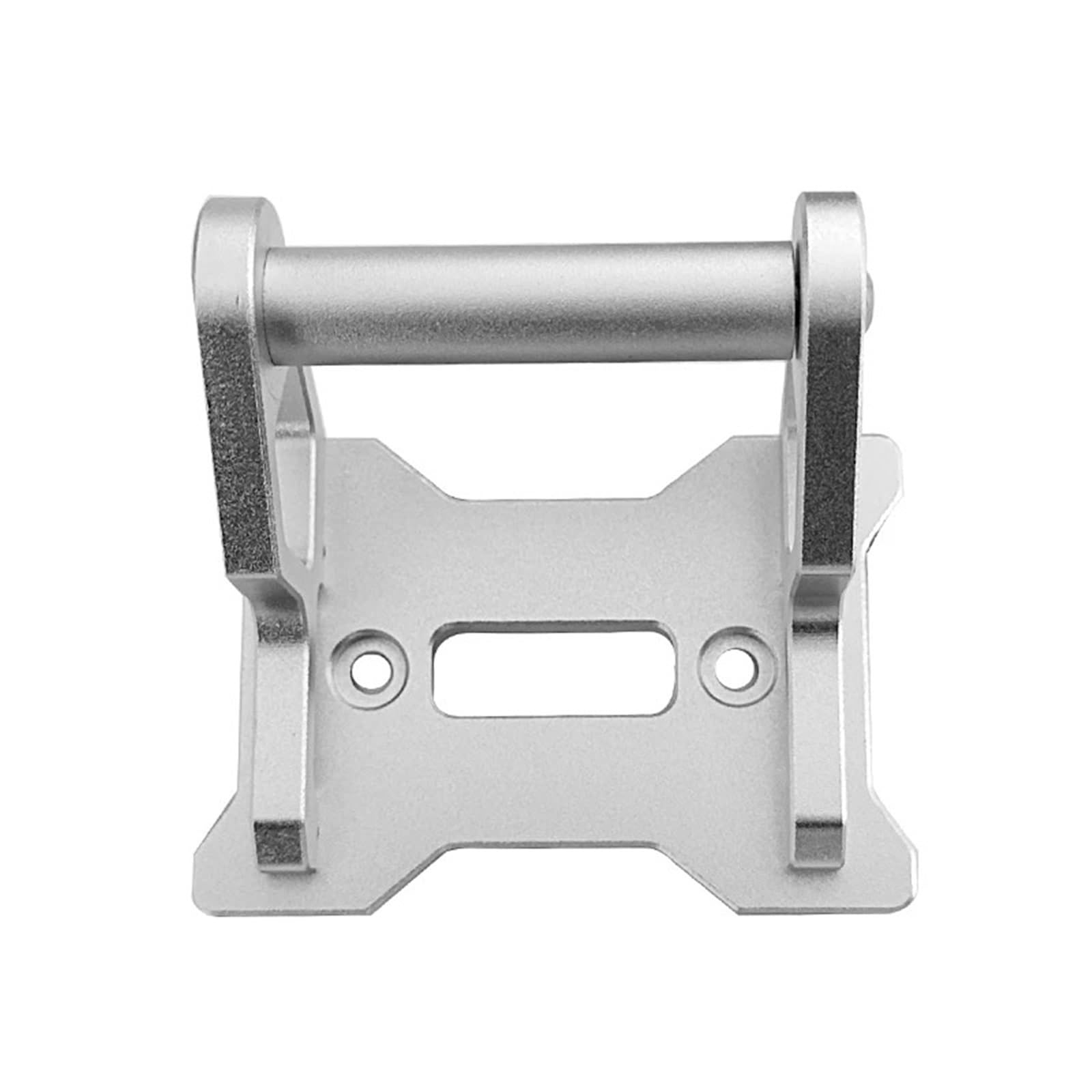 Handyhalterung Motorrad Motorrad-Handyhalter GPS-Navigationshalterung CNC-Aluminium-Verlängerungshalterung Für CFMOTO Für 450MT 450 MT 2024 2025(Silver 12mm NO Logo) von RFSHOP