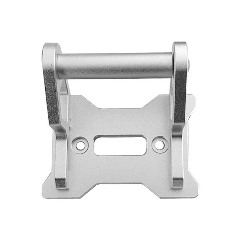 Handyhalterung Motorrad Motorrad-Handyhalter GPS-Navigationshalterung CNC-Aluminium-Verlängerungshalterung Für CFMOTO Für 450MT 450 MT 2024 2025(Silver 12mm NO Logo) von RFSHOP