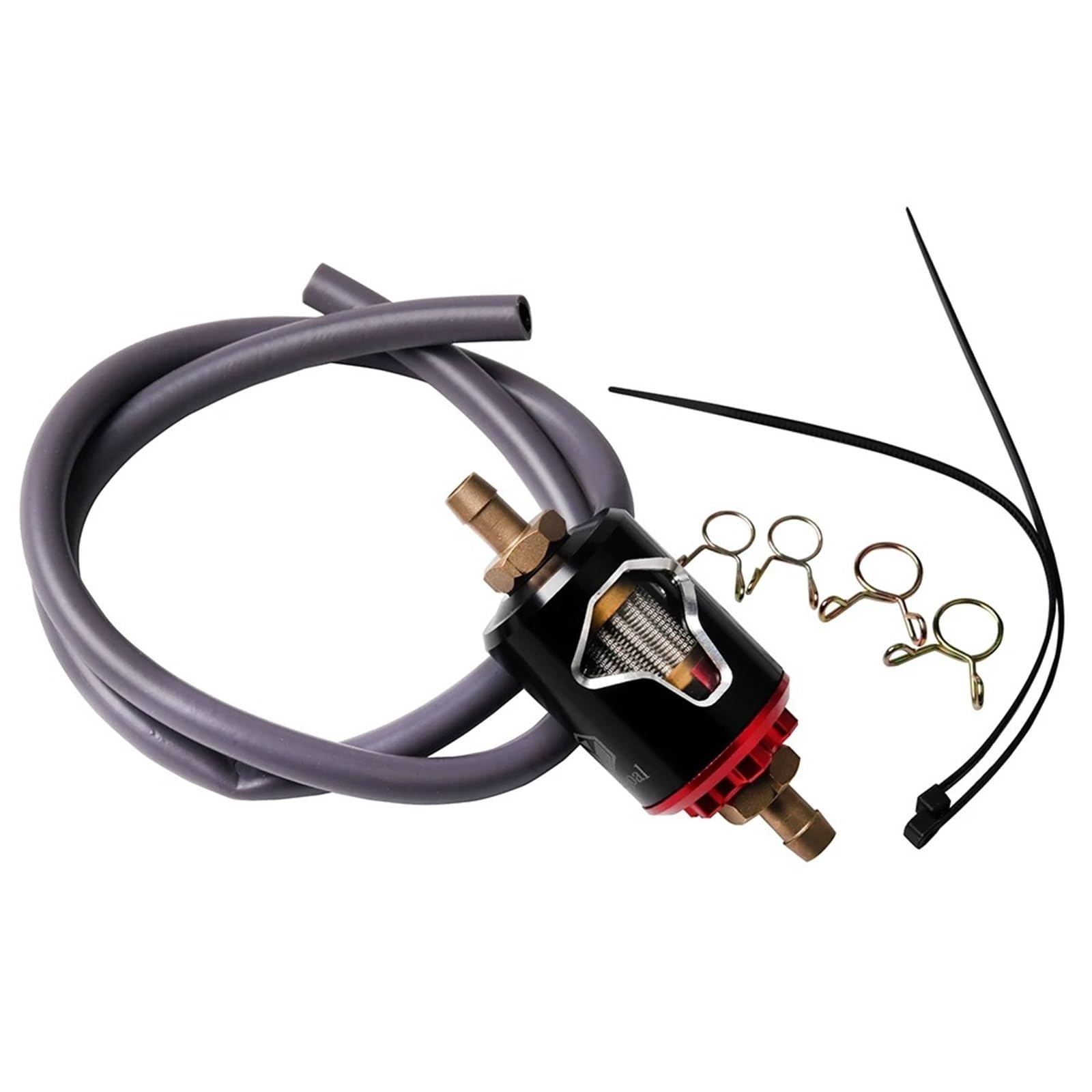 Handyhalterung Motorrad Motorradzubehör Seitentasche Telefon-Navigationshalterung Crash Block Lenker Riser Kissenbezug Für Loncin Für VOGE 300 Rally GY(Gasoline Filter) von RFSHOP