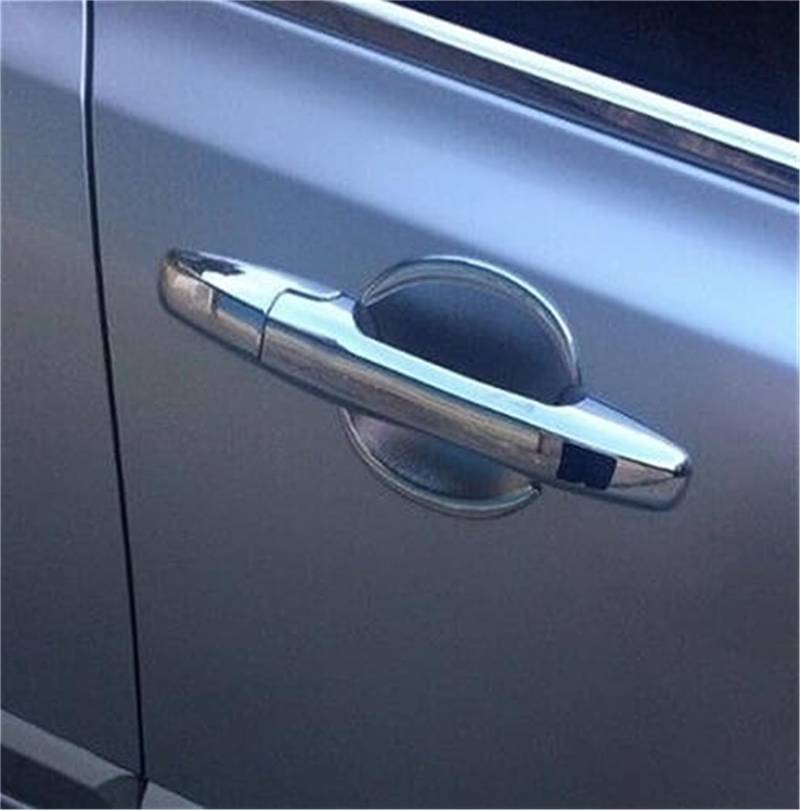 RFVBG, for Civic, 2006 2007 2008 2009 2010 2011 Kohlefaser-Chrom-Autotürgriff-Abdeckungsdekor Autotürgriffabdeckung(Silver Handle Bowl) von RFVBG