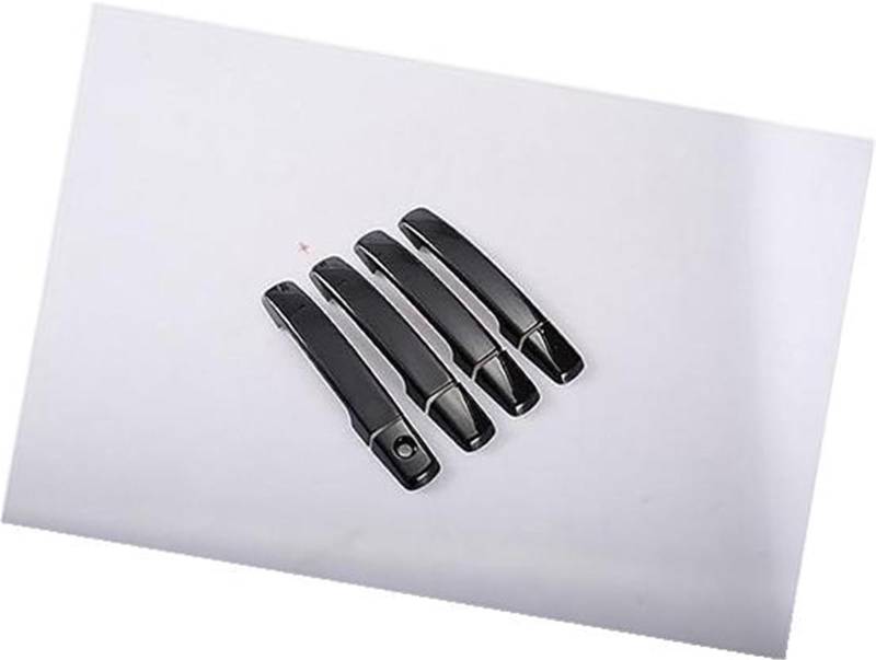 RFVBG, for Nissan, Navara Frontier 2005–2013, glänzende Chrom-Autotürgriffabdeckung Autotürgriffabdeckung(Black 0 Button) von RFVBG