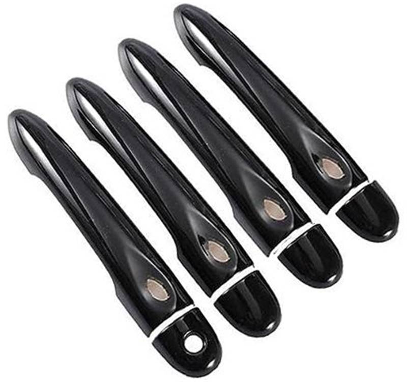 RFVBG, for Renault, Scenic III Grand Scenic XMOD 2010-2016, glänzend Schwarze Autotürgriffabdeckung 2011 2012 2013 Autotürgriffabdeckung(Black 4dr 1 Key 4 Buttons) von RFVBG