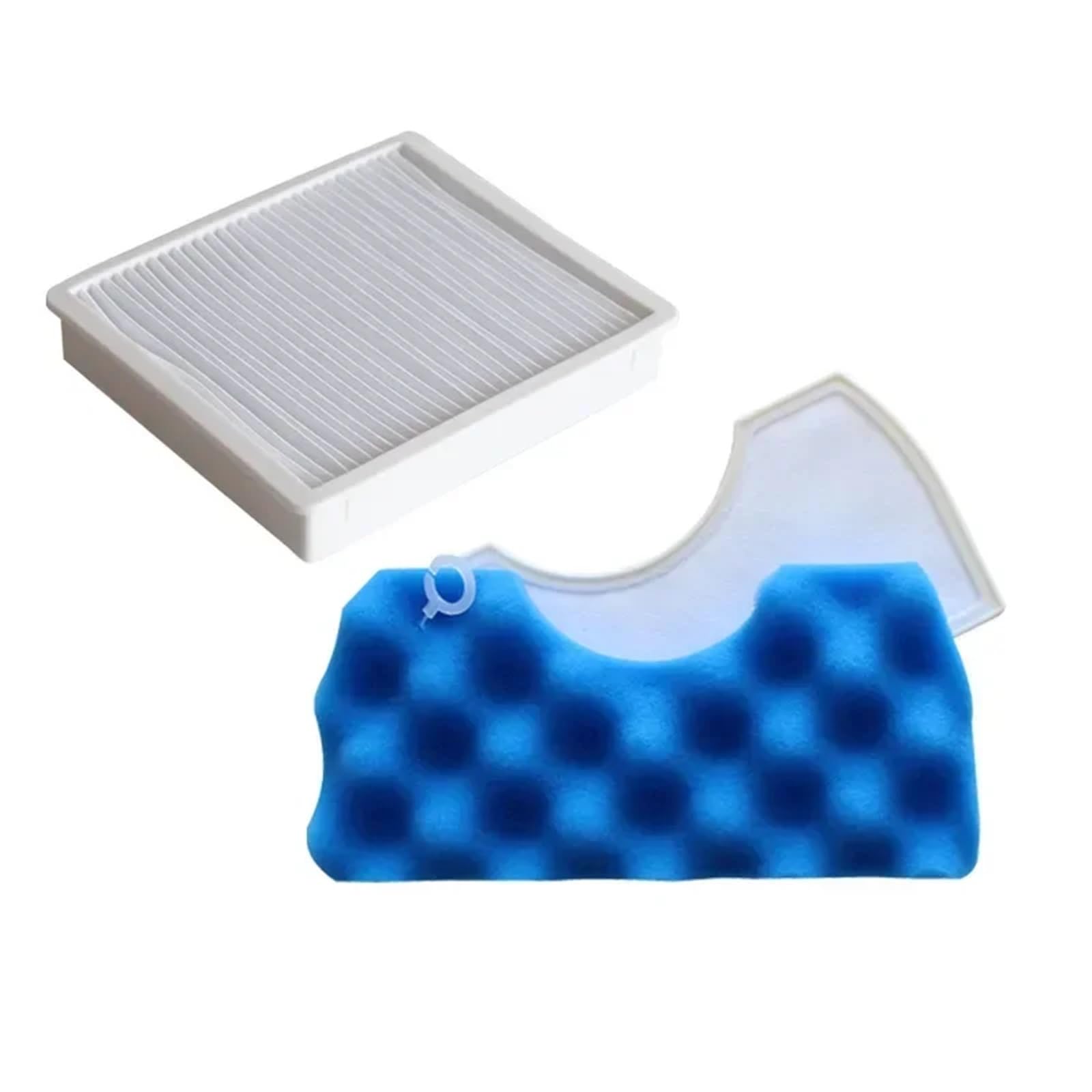 RFVBG 1 Satz Blauer Schwammfilter + 1 Satz staubdichter weißer Filter, for Samsung, DJ63-00669A SC43-47 SC4520 SC4740 VC-9625 Autozubehör Staubsauger-Hepa-Filter(Blue) von RFVBG