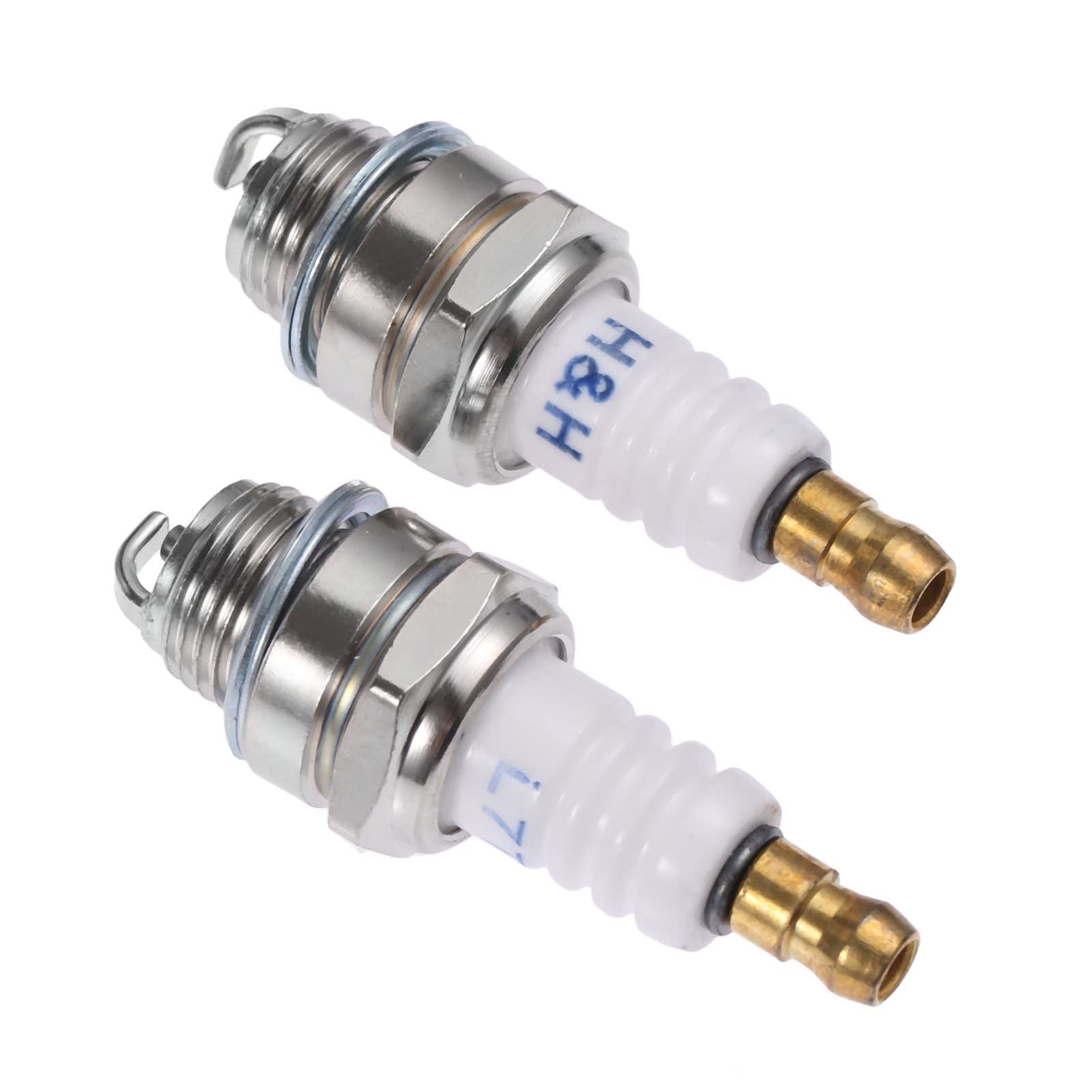 RFVBG 2Pcs 1,5 L7T Kettensäge Ersatzteile Pinsel Cutter Zündkerze 2 Hub Strimmer Kettensäge Rasenmäher Trimmer Cutter Werkzeug Teile RFVBG 2Pcs 1,5 L7T Kettensäge Ersatzteile Pinsel Cutter Zündkerze 2 Hub Strimmer Kettensäge Rasenmäher Trimmer Cutter Werkzeug Teile von RFVBG