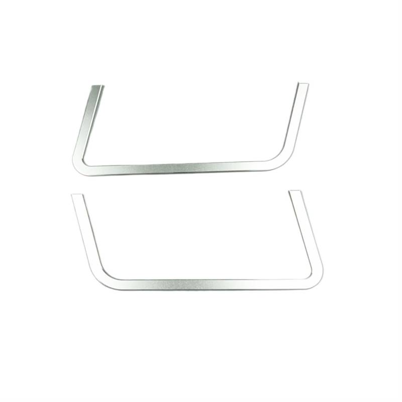 RFVBG Aluminiumlegierung Auto Center Control Armaturenbrett Klimaanlage Entlüftungsrahmen Dekoration Aufkleber Verkleidung, for Porsche, for Panamera, 2010-2016 Lüftungsschlitz-Abdeckung fürs Auto von RFVBG
